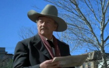John Wayne in THE SHOOTIST 1976